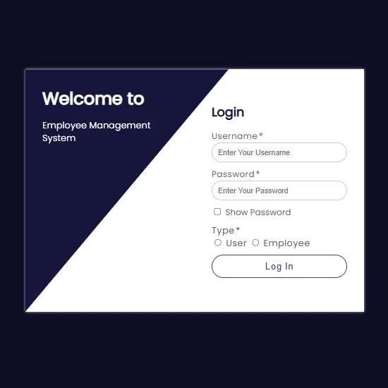 Employee management system login